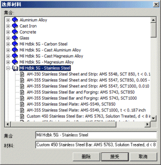 Sample material database